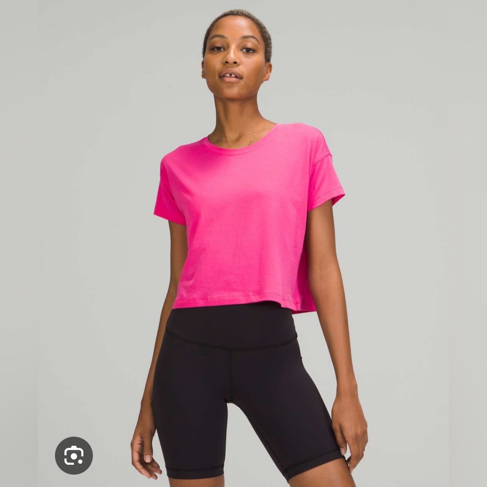 lululemon athletica Pink Crop Top